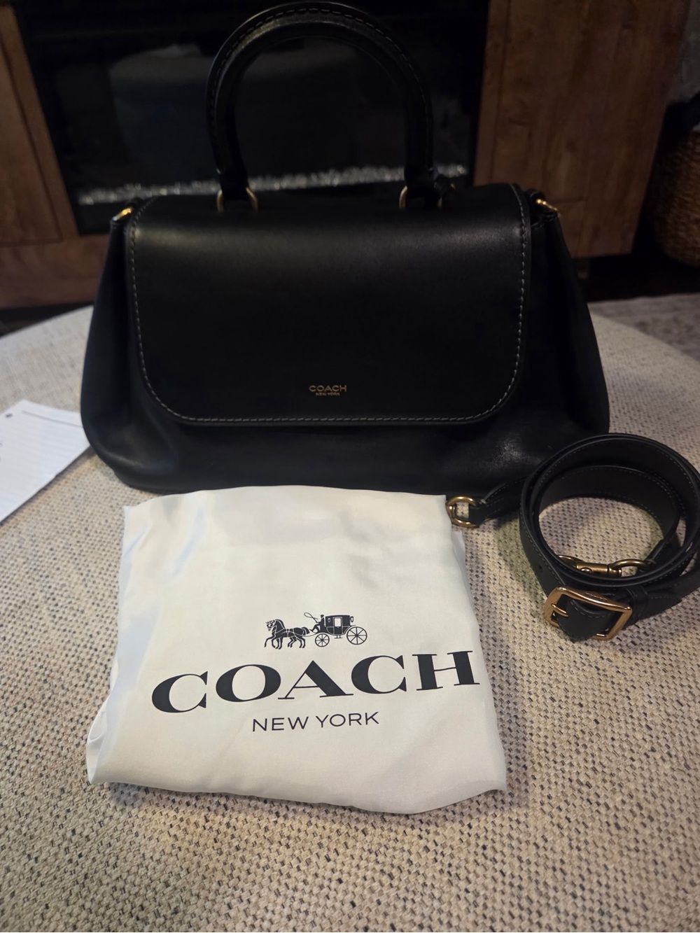 Coach slouchy rogue top handle